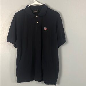 Polo, Ralph, Lauren, men’s size large, navy blue polo shirt, golf